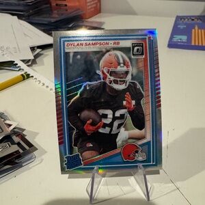 🔥 2025 Dylan Sampson Panini Donruss Optic Rated Rookie Silver Prizm. Cleveland